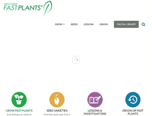 Tablet Screenshot of fastplants.org